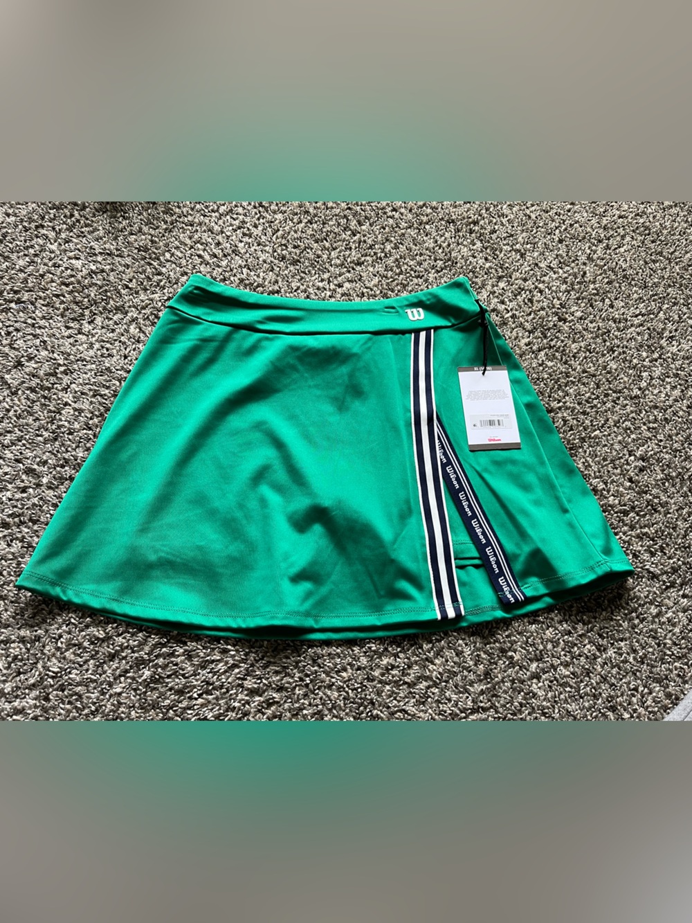 Wilson tennis skort - courtside green - girl size  XL 14-16